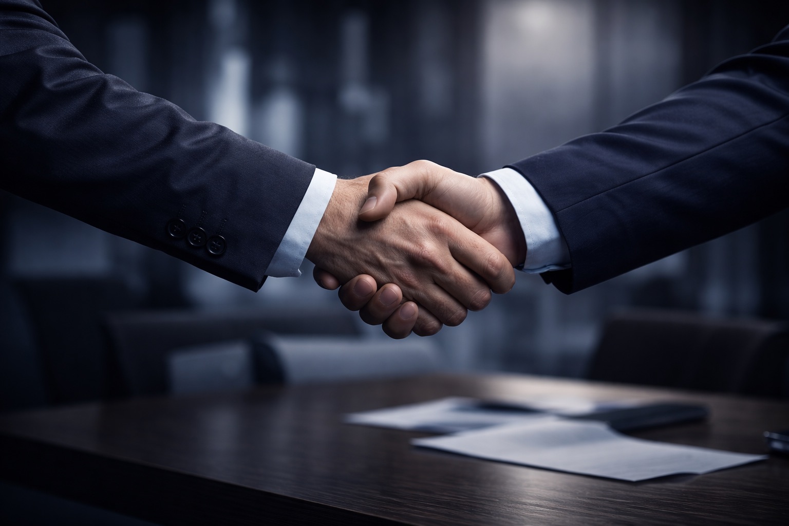 Business handshake